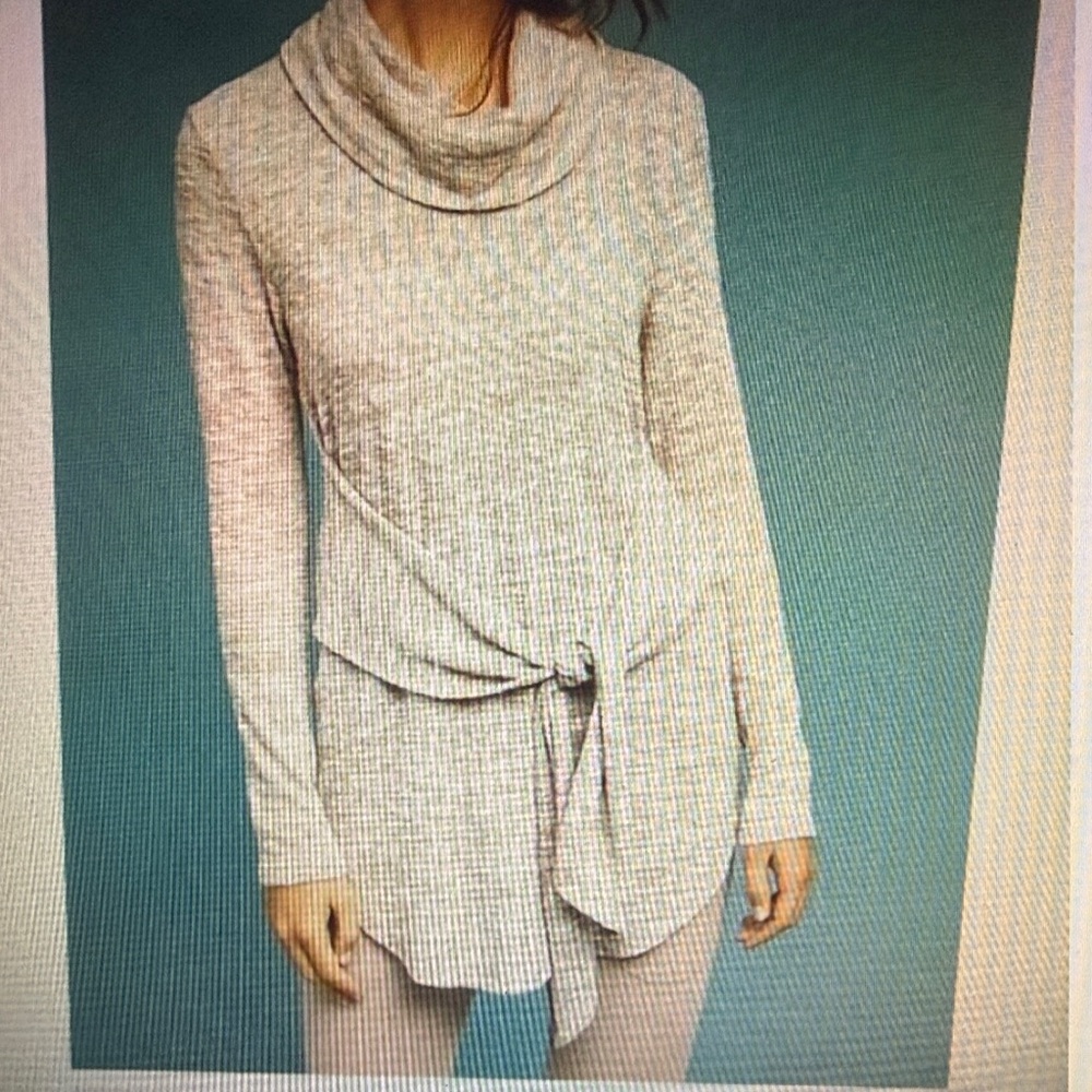 Anthropologie Sunday In Brooklyn Pullover Sweater Tie Front Size S